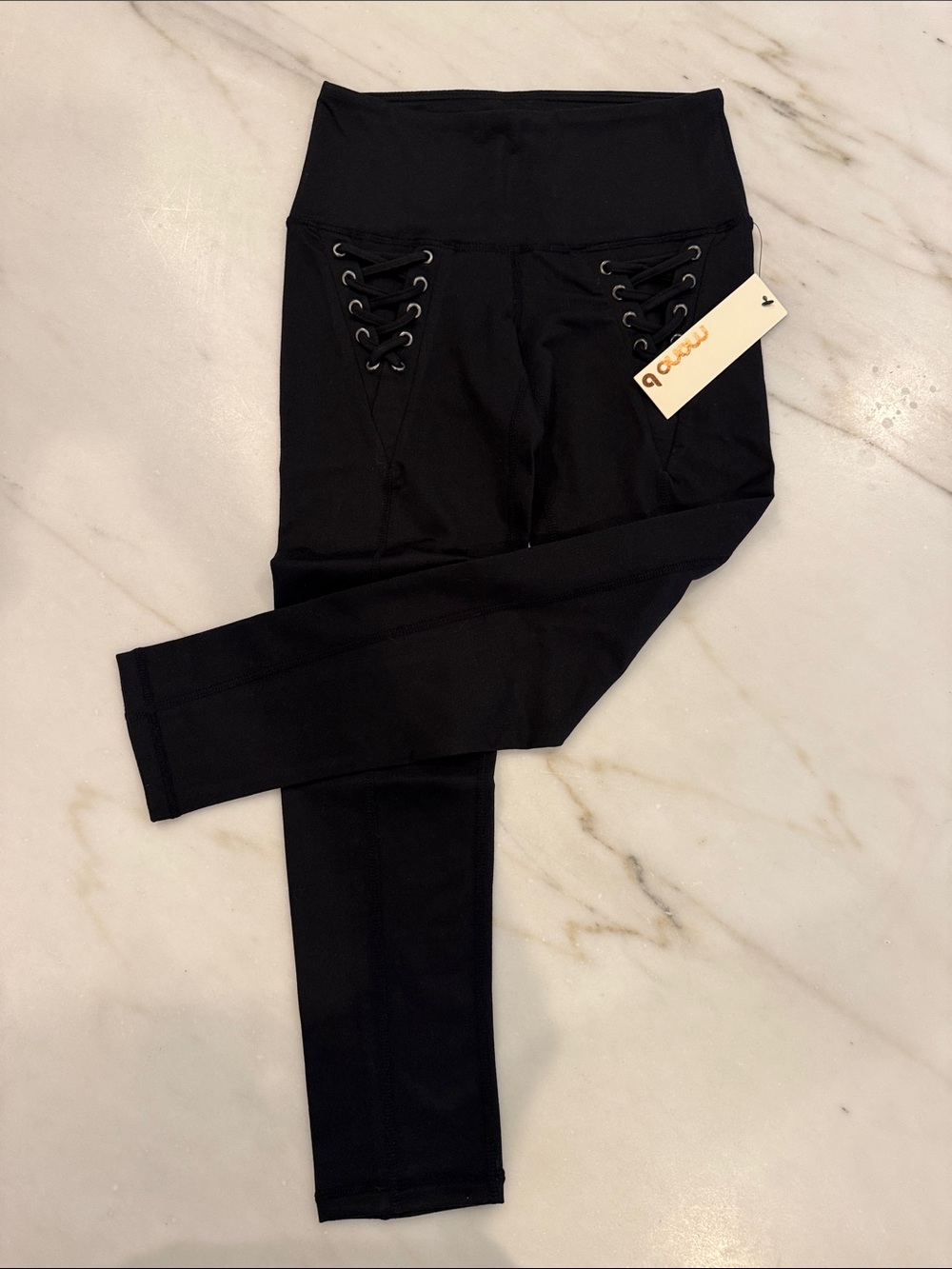 NWT Mono B Black High-Rise Active Leggings SIZE SMALL BRAND NEW